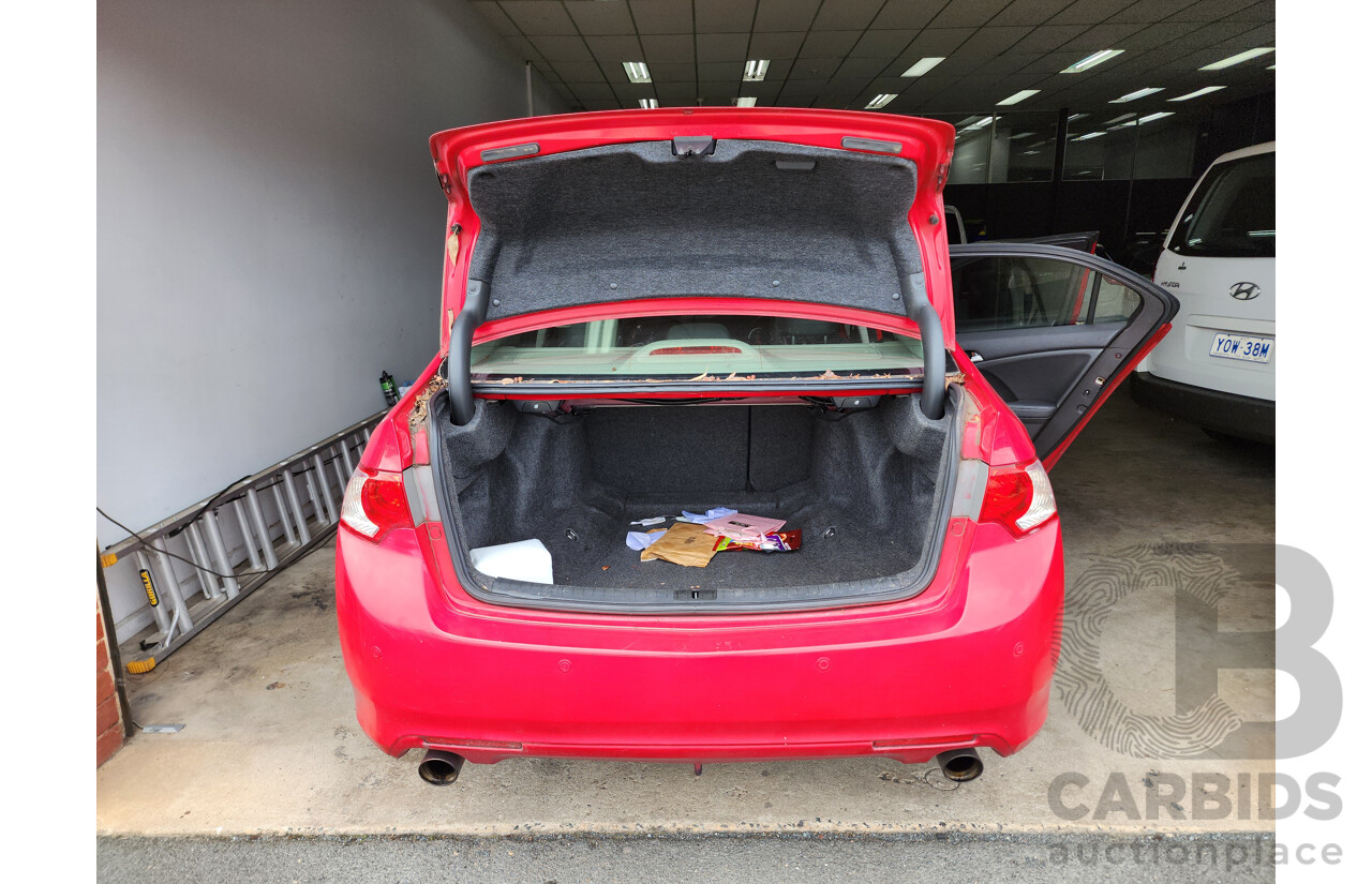 8/2008 Honda Accord EURO Luxury 10 4d Sedan Red 2.4L