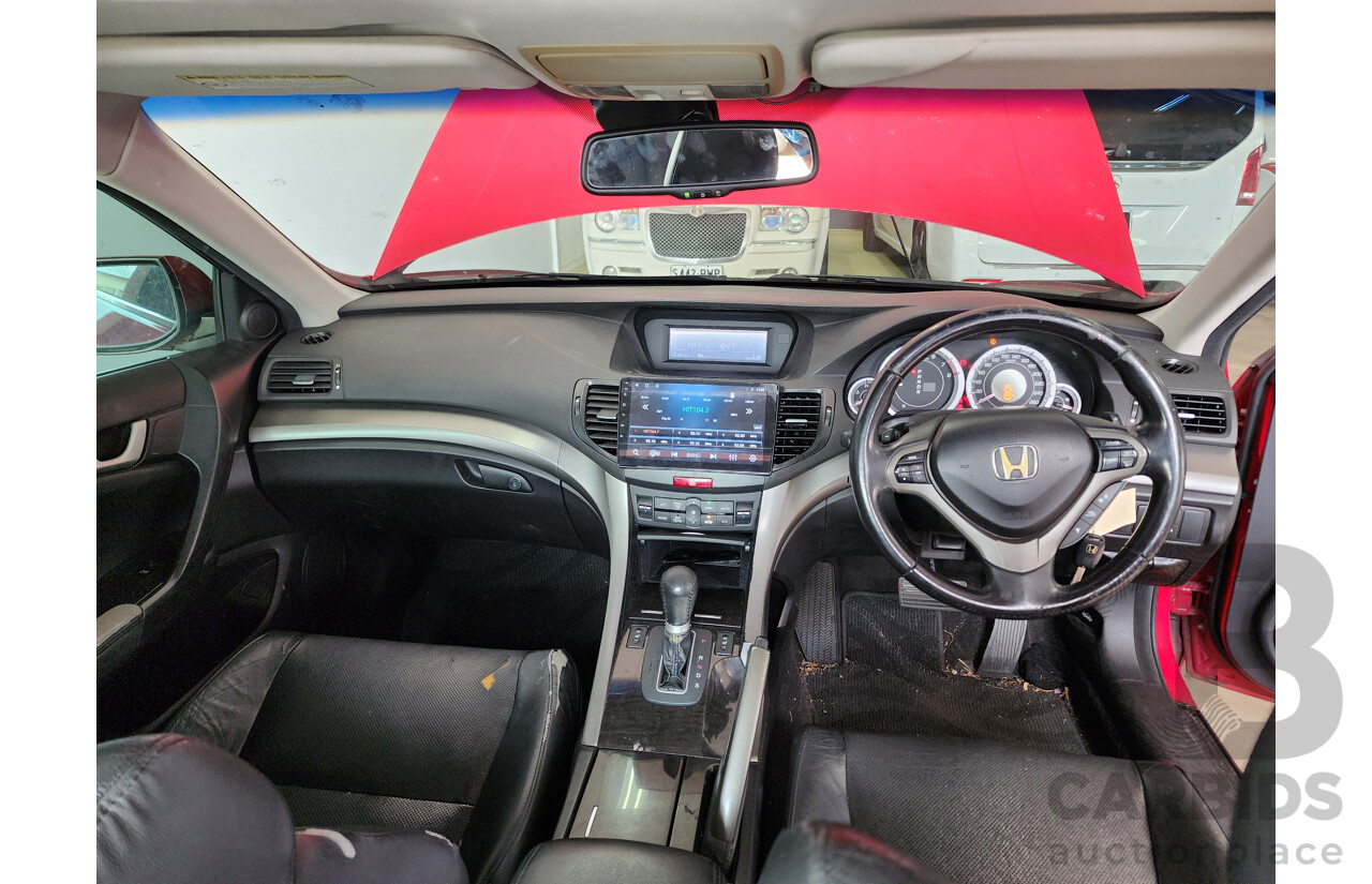 8/2008 Honda Accord EURO Luxury 10 4d Sedan Red 2.4L