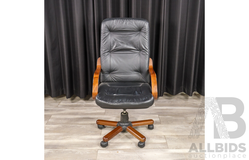 Modern Leather Desk Chair