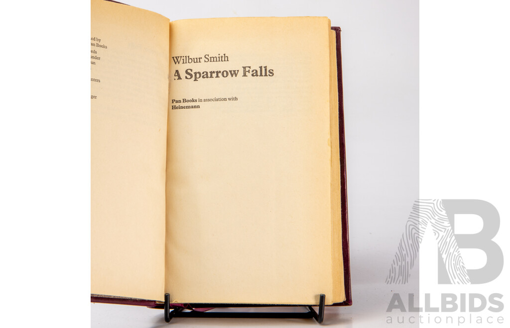 Collection of 11 Leather Bound Novels by Wilbur Smith and M.M Kaye