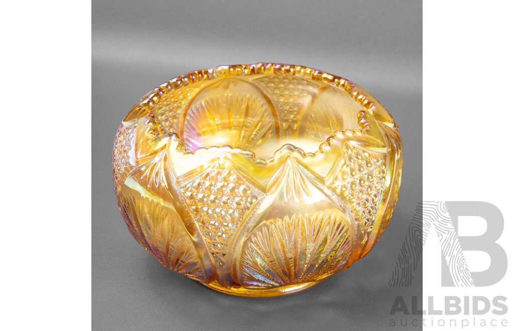 Vintage Carnival Glass Vase