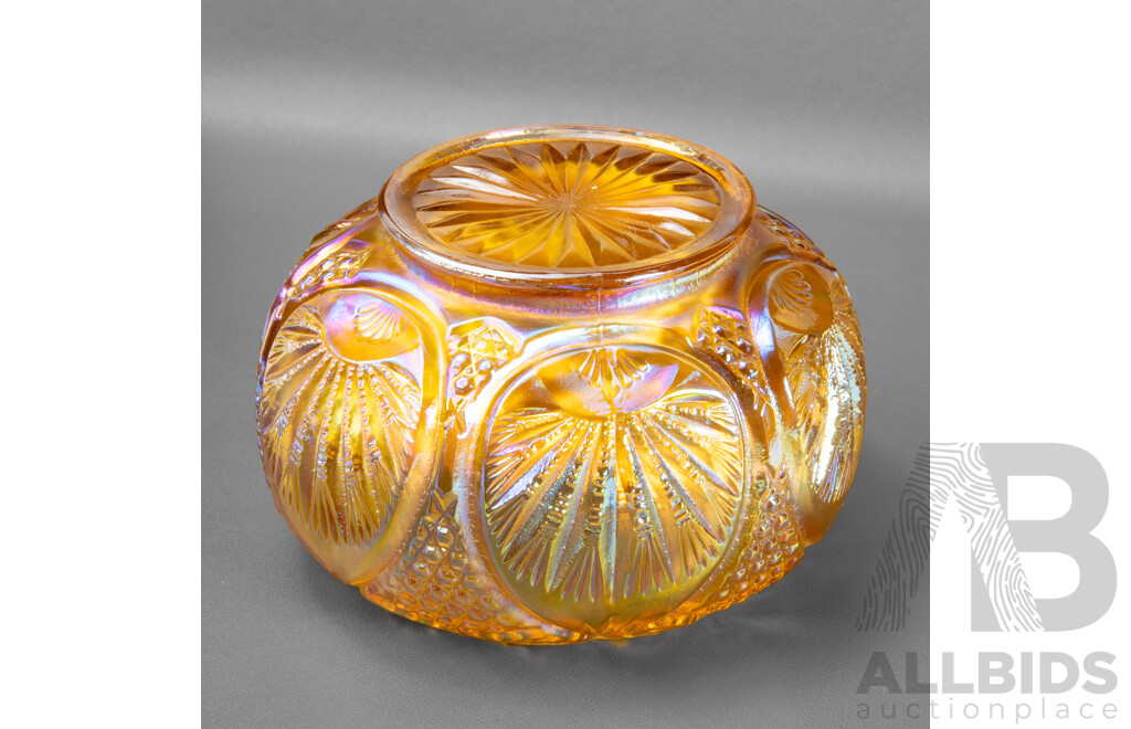 Vintage Carnival Glass Vase