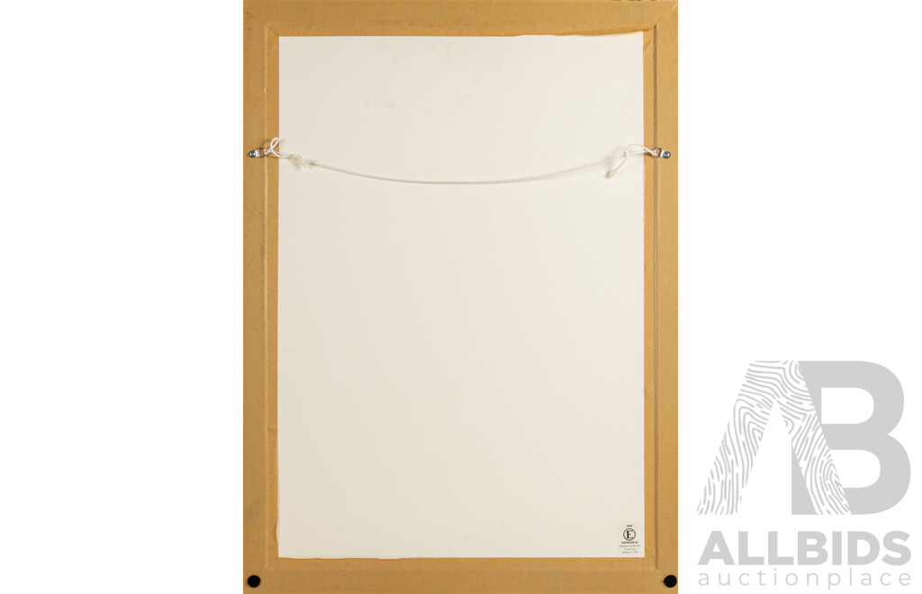 Edgar Degas, (18/19th Centuries, French, 1834-1917), Woman Combing Hair (c1995), Poster Print After Original, 76 x 57 cm (frame)