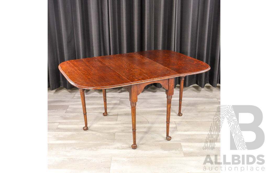 Victorian Oak Pembroke Table