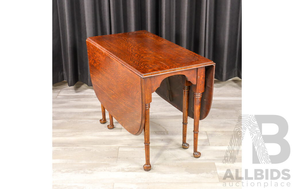 Victorian Oak Pembroke Table