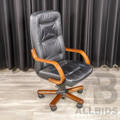 Modern Leather Desk Chair