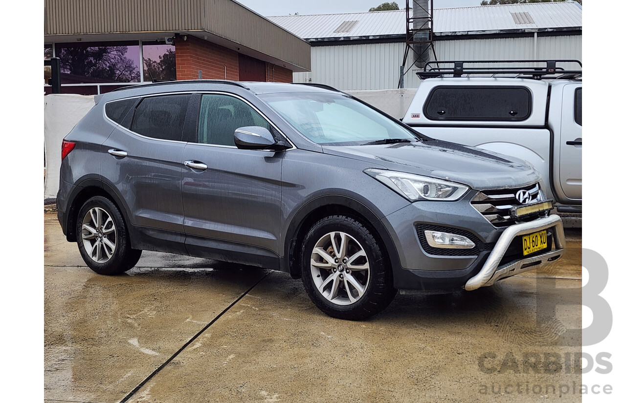 11/2012 Hyundai Santa Fe Elite CRDi (4x4) DM 4d Wagon Silver 2.2L