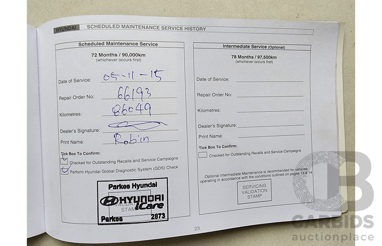 11/2012 Hyundai Santa Fe Elite CRDi (4x4) DM 4d Wagon Silver 2.2L