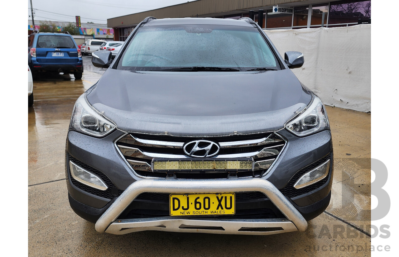 11/2012 Hyundai Santa Fe Elite CRDi (4x4) DM 4d Wagon Silver 2.2L
