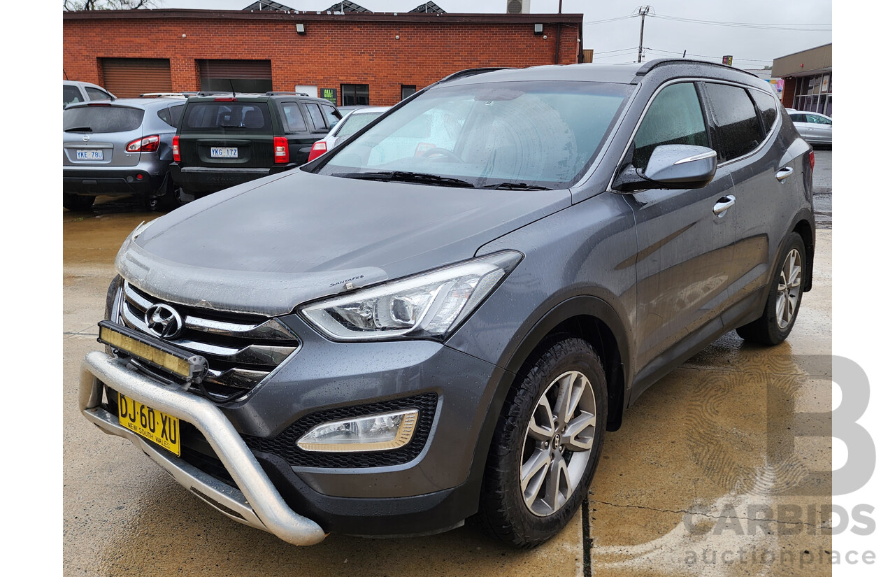 11/2012 Hyundai Santa Fe Elite CRDi (4x4) DM 4d Wagon Silver 2.2L