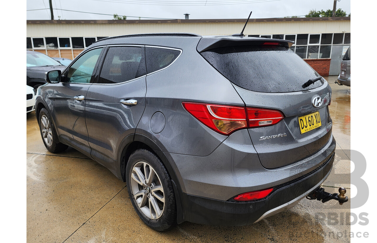 11/2012 Hyundai Santa Fe Elite CRDi (4x4) DM 4d Wagon Silver 2.2L