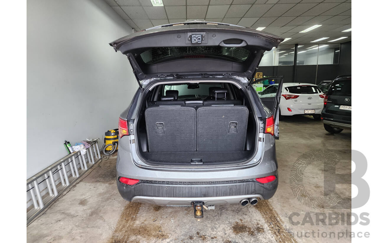 11/2012 Hyundai Santa Fe Elite CRDi (4x4) DM 4d Wagon Silver 2.2L