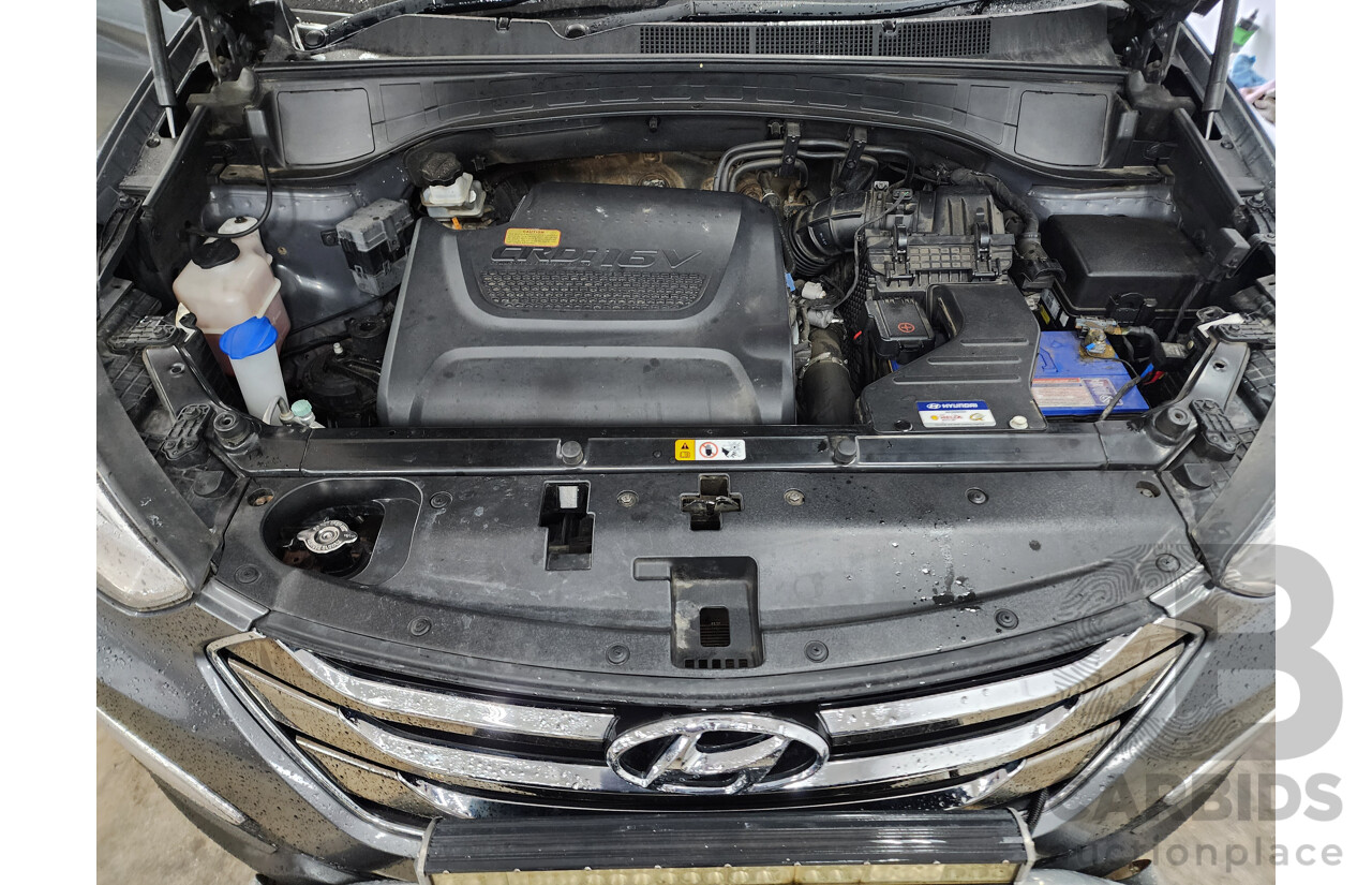 11/2012 Hyundai Santa Fe Elite CRDi (4x4) DM 4d Wagon Silver 2.2L