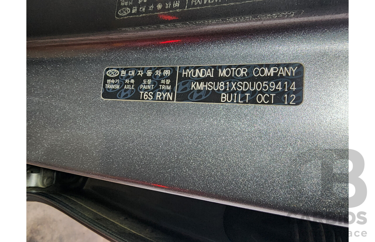 11/2012 Hyundai Santa Fe Elite CRDi (4x4) DM 4d Wagon Silver 2.2L