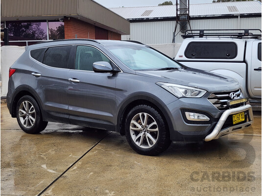11/2012 Hyundai Santa Fe Elite CRDi (4x4) DM 4d Wagon Silver 2.2L