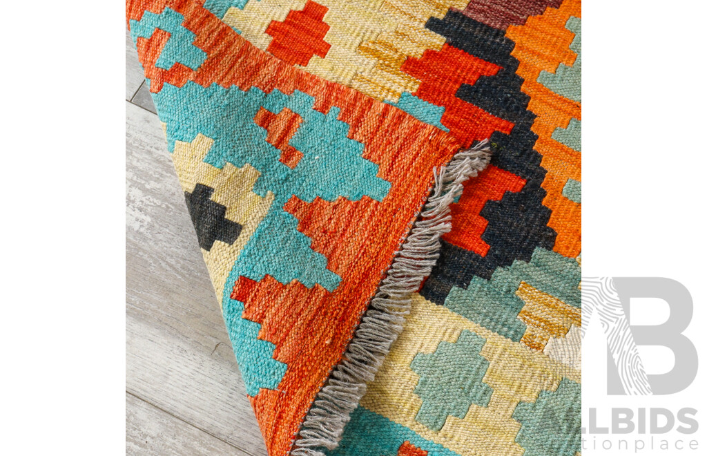 Large Modern Tribal Kilim