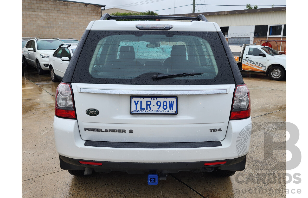 1/2011 Land Rover Freelander 2 TD4 (4x4) LF MY11 4d Wagon White 2.2L