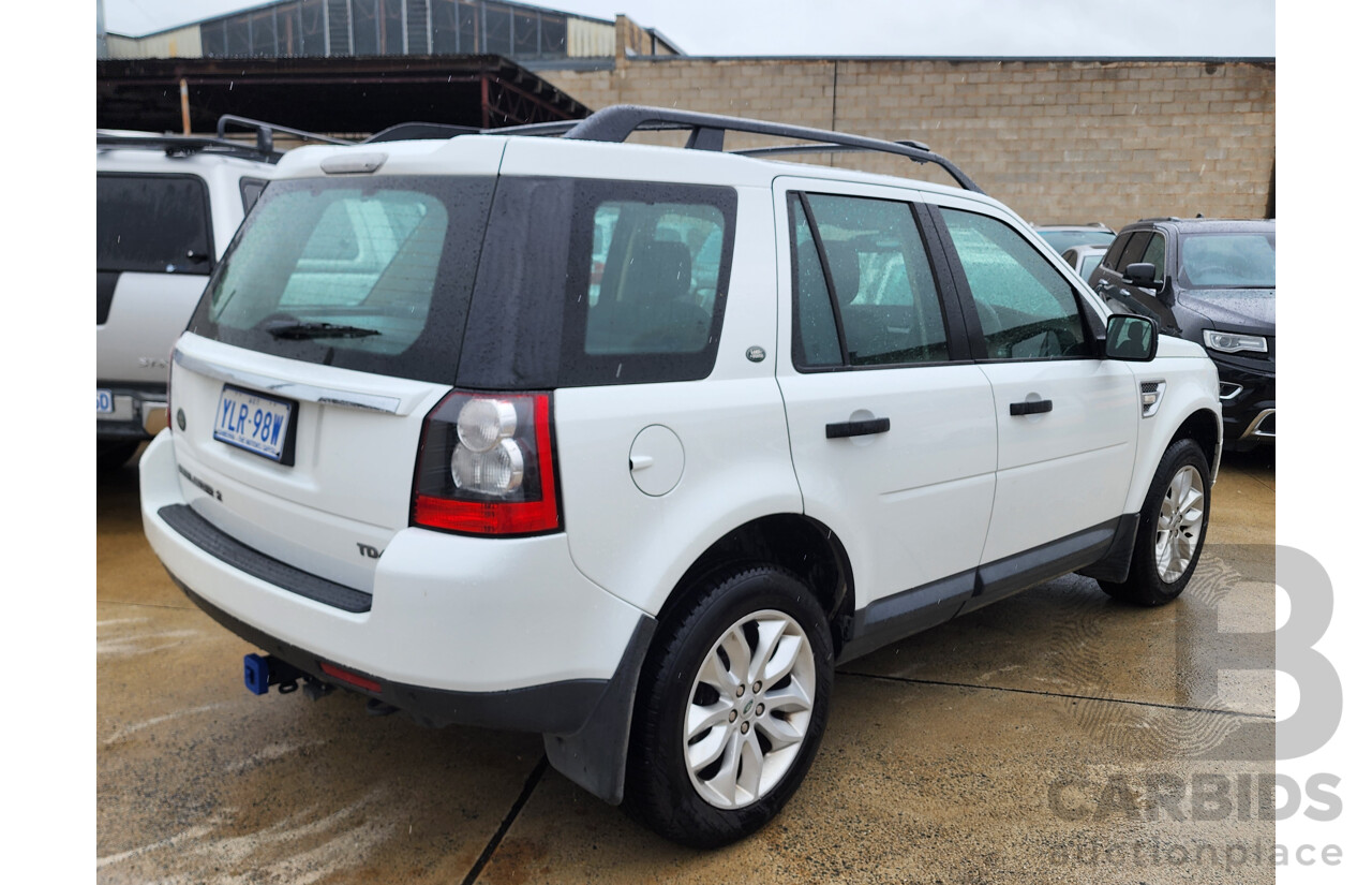 1/2011 Land Rover Freelander 2 TD4 (4x4) LF MY11 4d Wagon White 2.2L