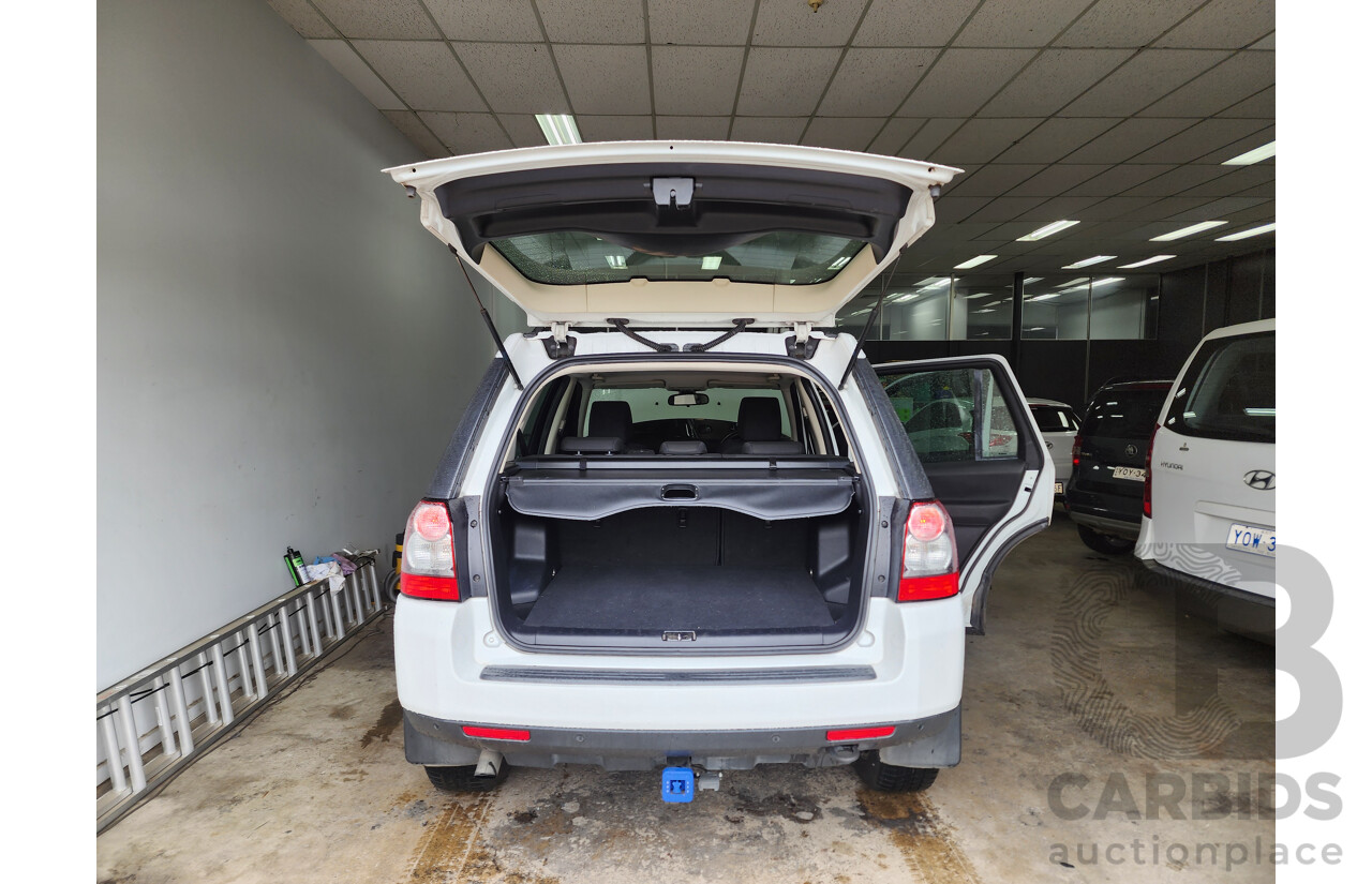 1/2011 Land Rover Freelander 2 TD4 (4x4) LF MY11 4d Wagon White 2.2L