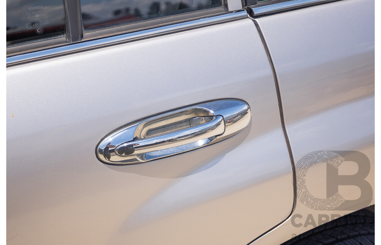 10/2002 Toyota Landcruiser GXL (4x4) FZJ105R 4D Warm Silver Metallic V8 4.7L - 8 Seater