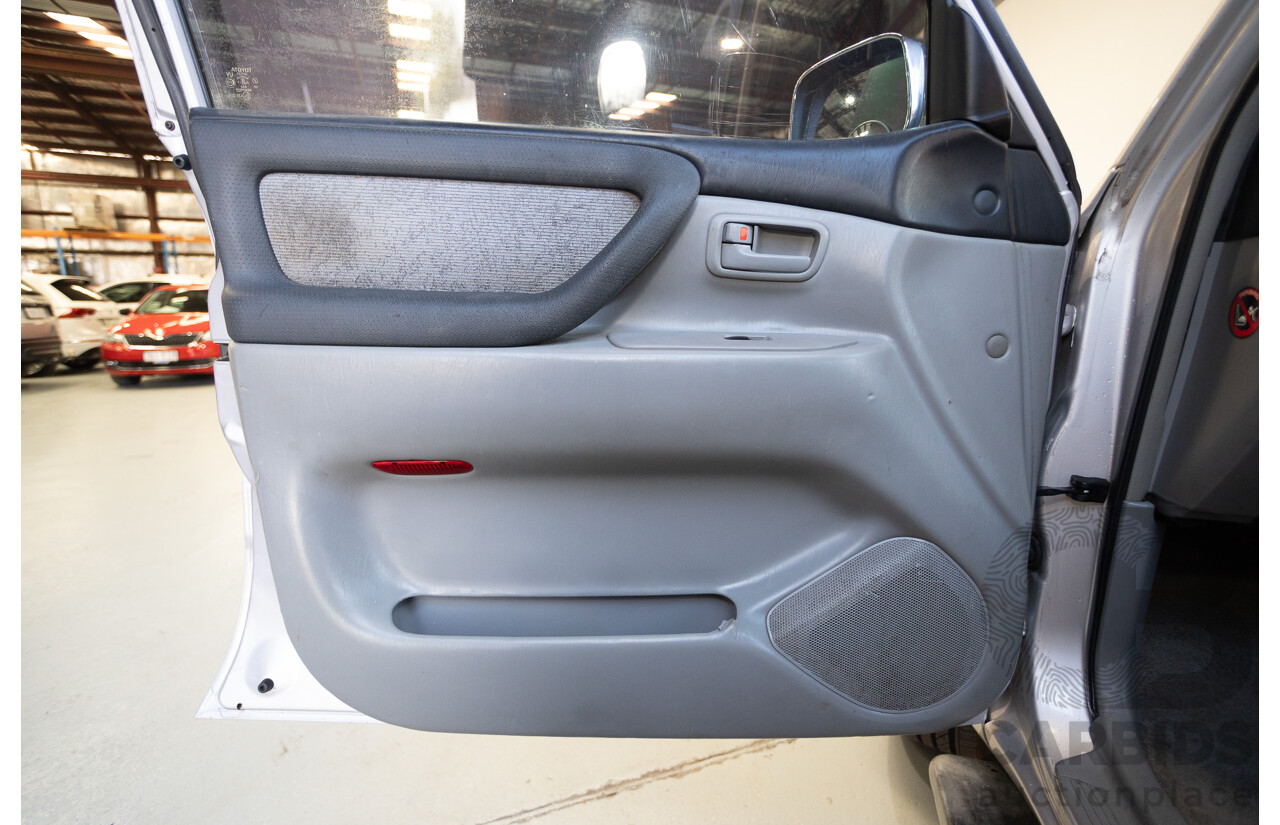 10/2002 Toyota Landcruiser GXL (4x4) FZJ105R 4D Warm Silver Metallic V8 4.7L - 8 Seater