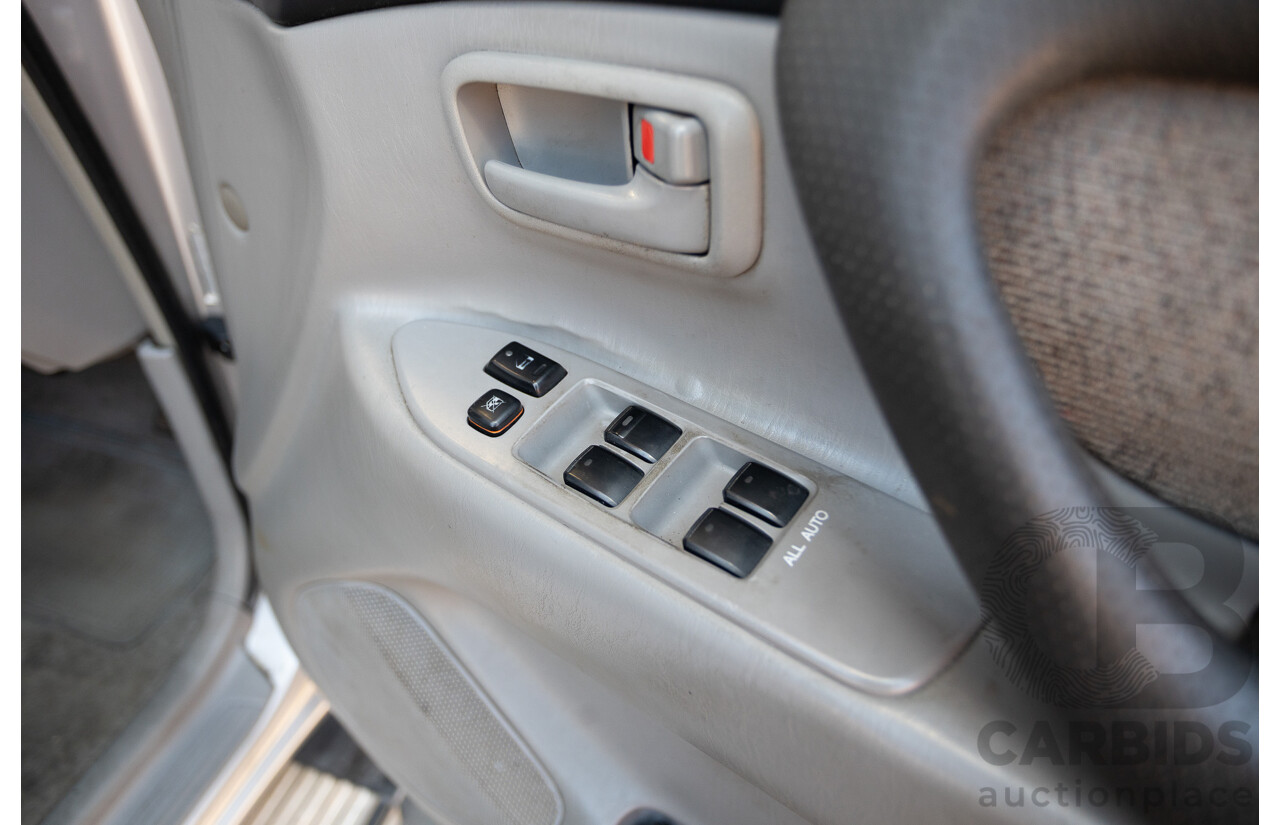 10/2002 Toyota Landcruiser GXL (4x4) FZJ105R 4D Warm Silver Metallic V8 4.7L - 8 Seater