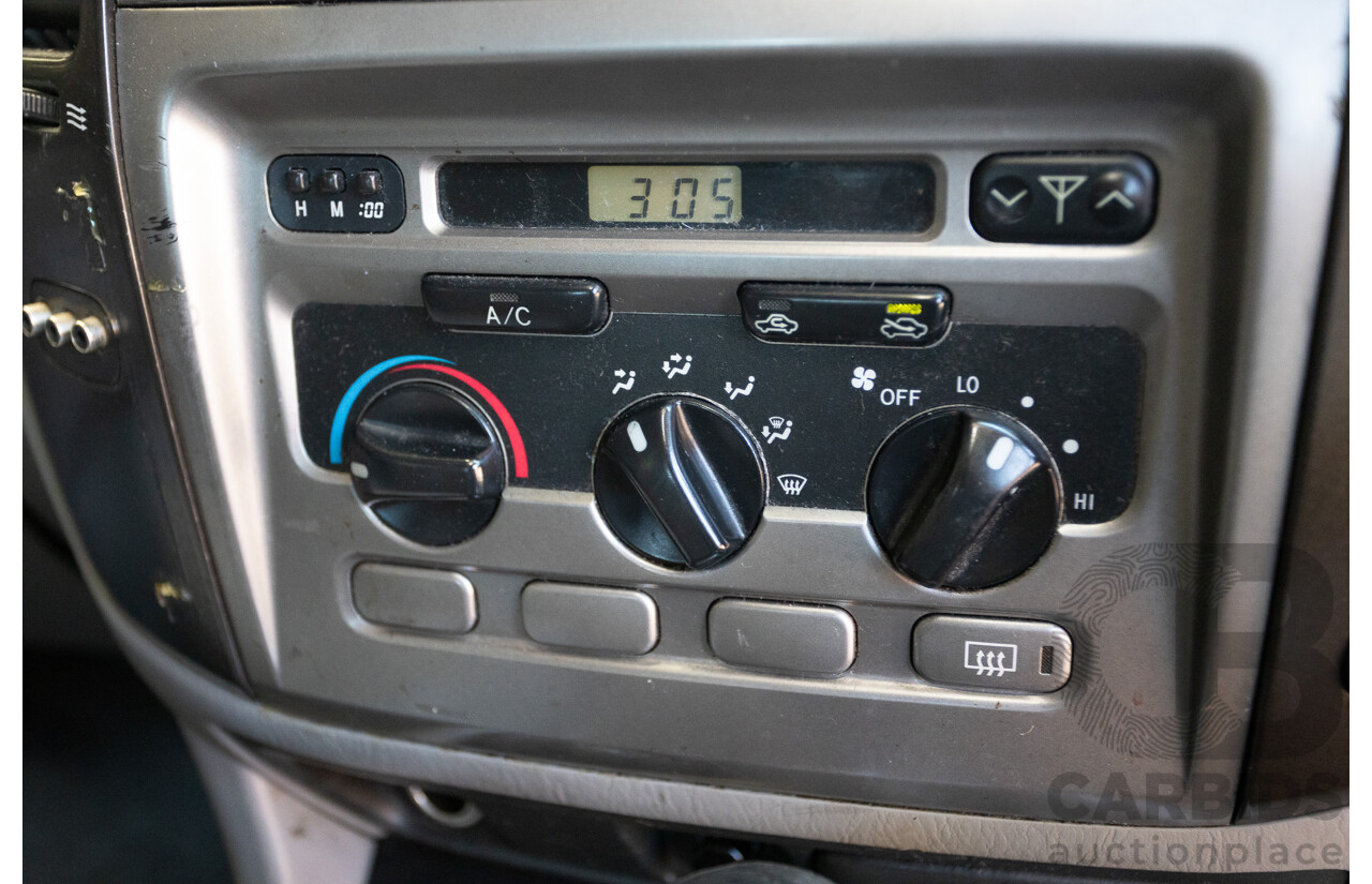 10/2002 Toyota Landcruiser GXL (4x4) FZJ105R 4D Warm Silver Metallic V8 4.7L - 8 Seater