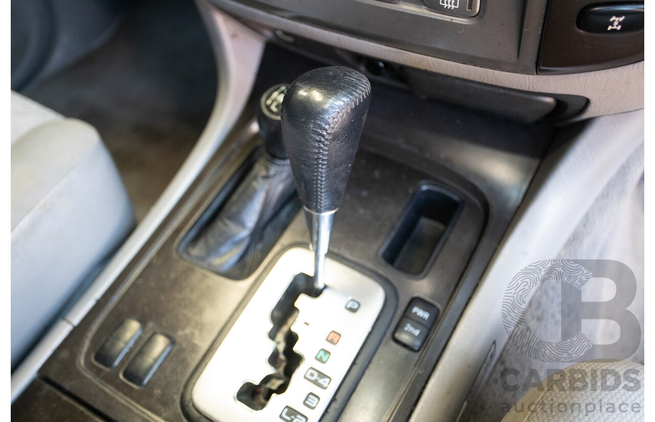 10/2002 Toyota Landcruiser GXL (4x4) FZJ105R 4D Warm Silver Metallic V8 4.7L - 8 Seater