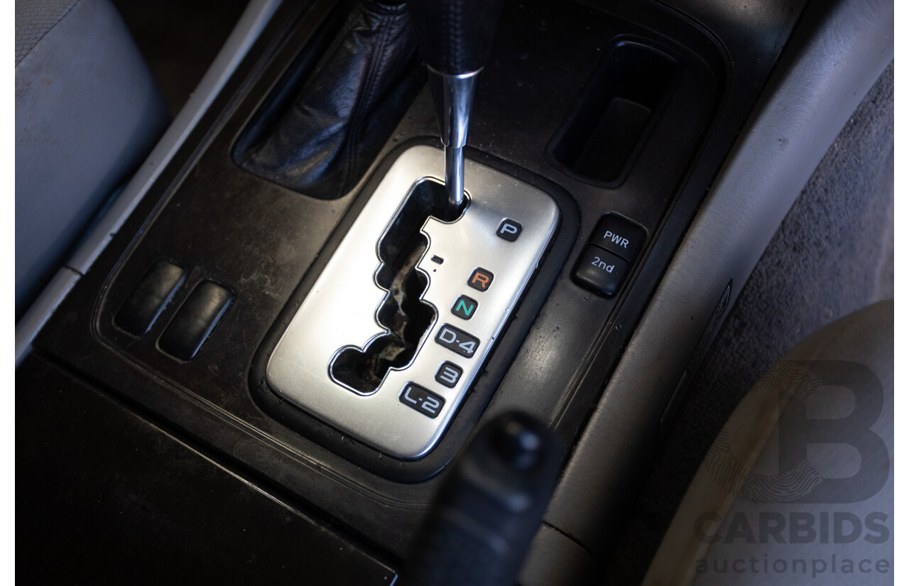 10/2002 Toyota Landcruiser GXL (4x4) FZJ105R 4D Warm Silver Metallic V8 4.7L - 8 Seater