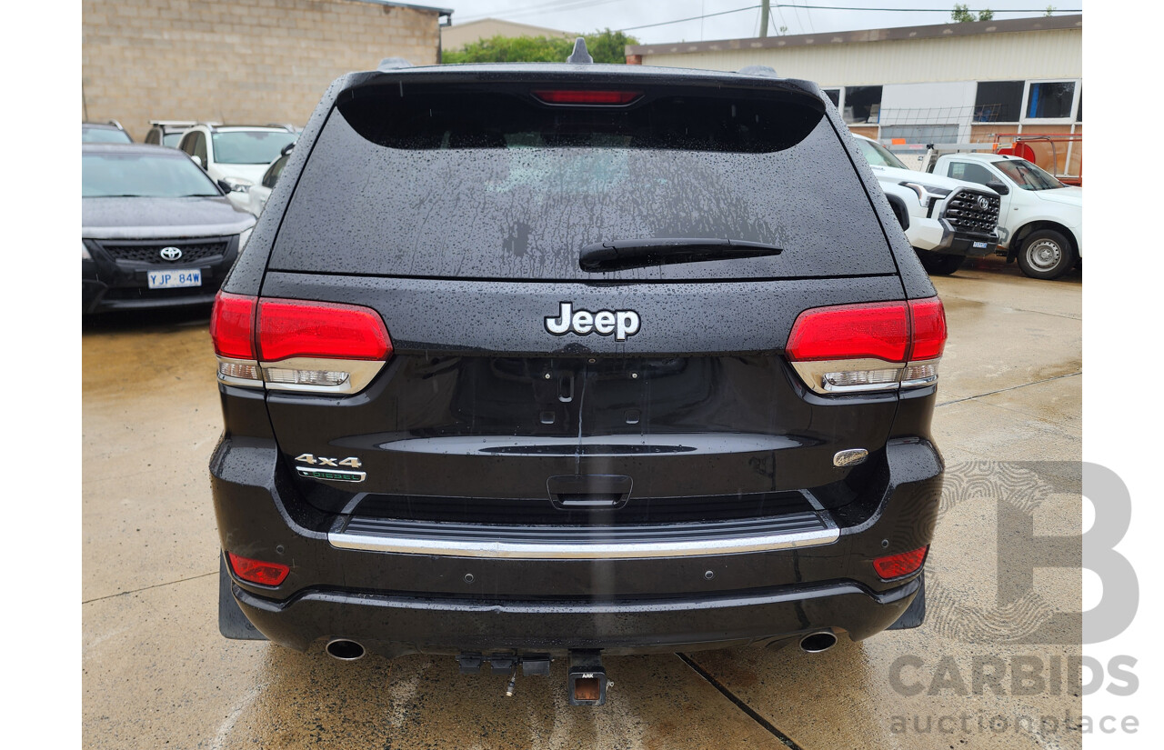 12/2013 Jeep Grand Cherokee Overland (4x4) WK MY14 4d Wagon Black 3.0L