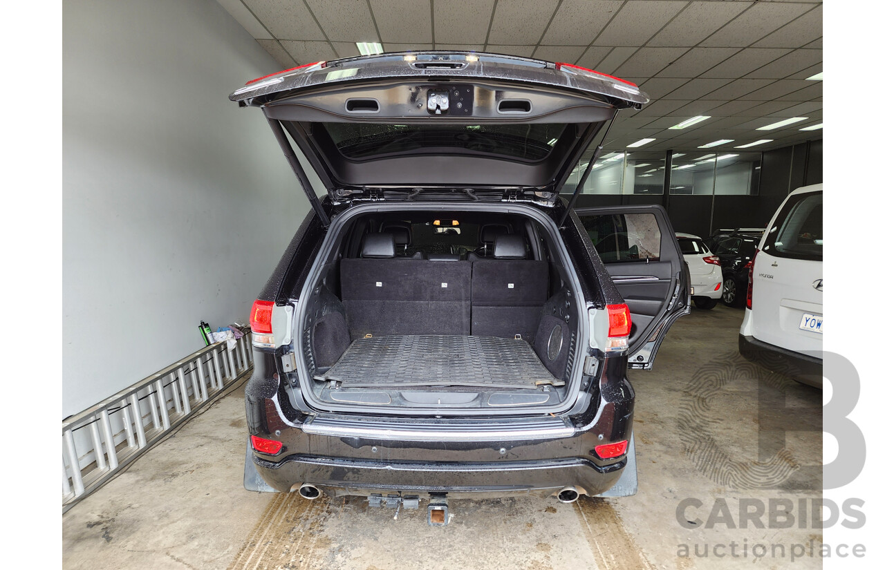 12/2013 Jeep Grand Cherokee Overland (4x4) WK MY14 4d Wagon Black 3.0L