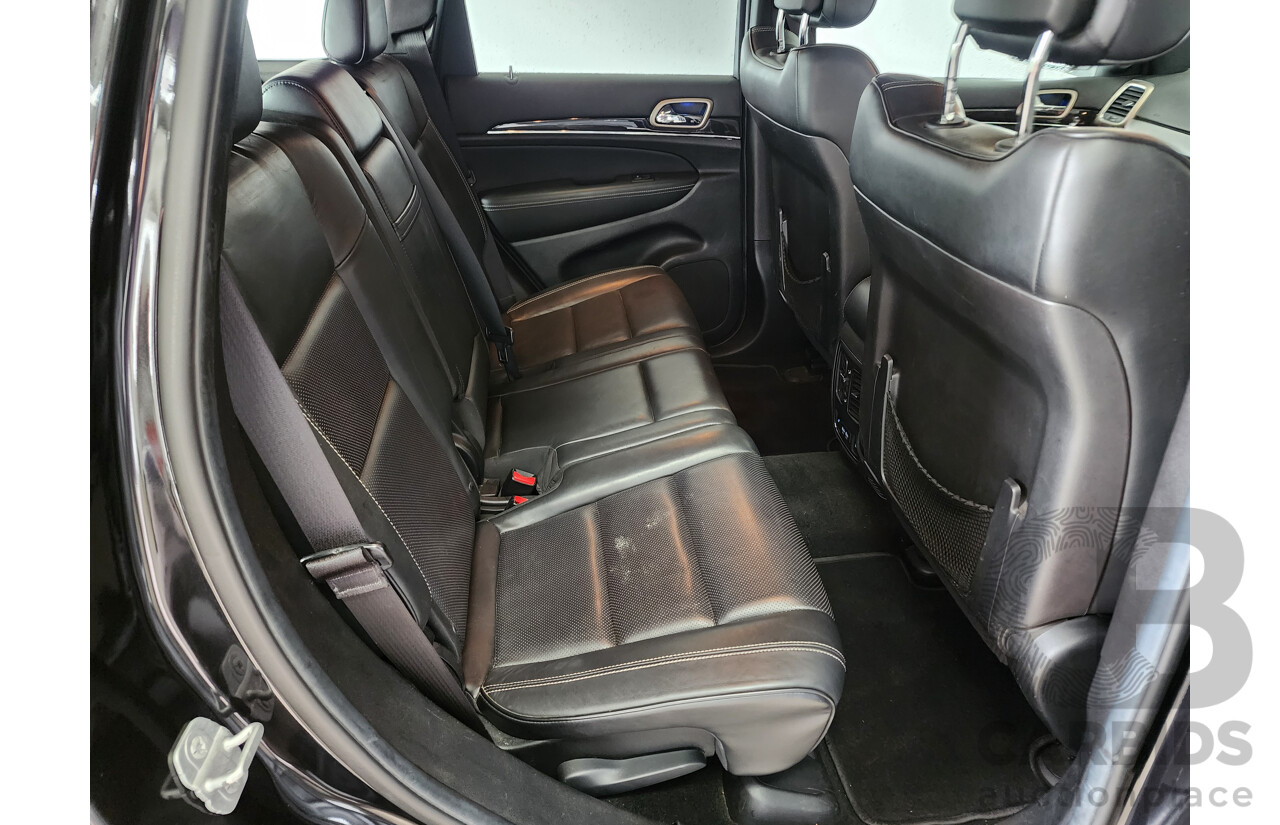 12/2013 Jeep Grand Cherokee Overland (4x4) WK MY14 4d Wagon Black 3.0L