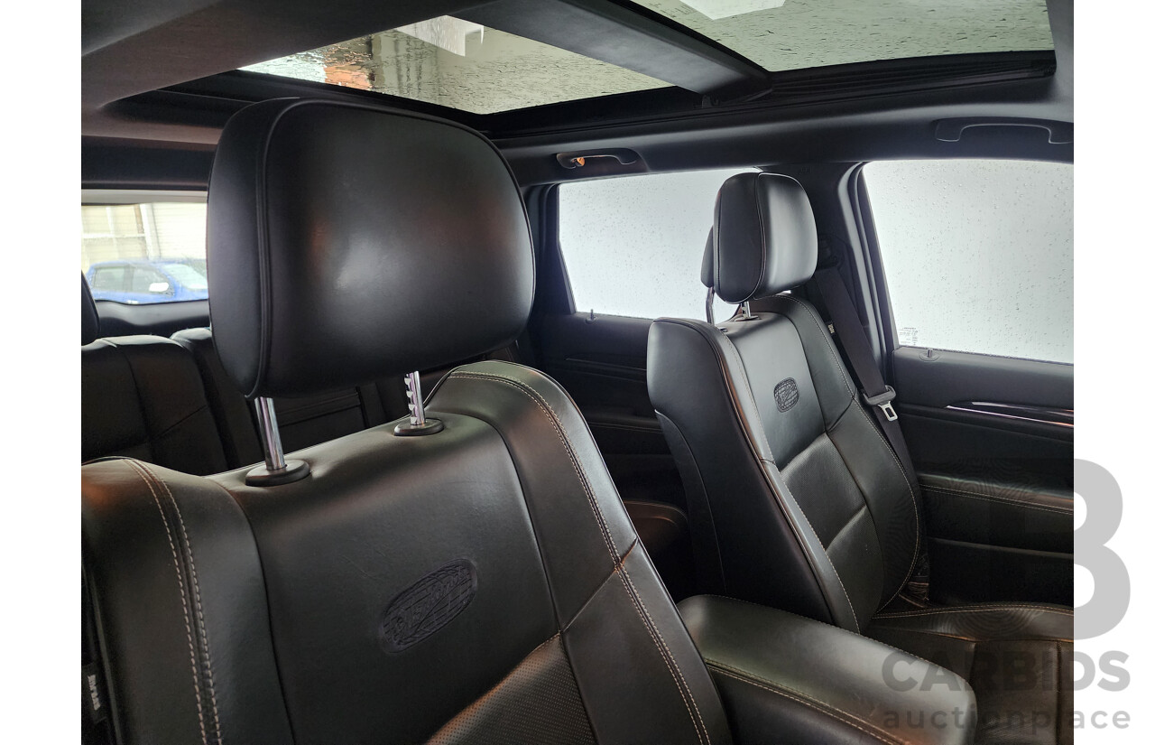 12/2013 Jeep Grand Cherokee Overland (4x4) WK MY14 4d Wagon Black 3.0L