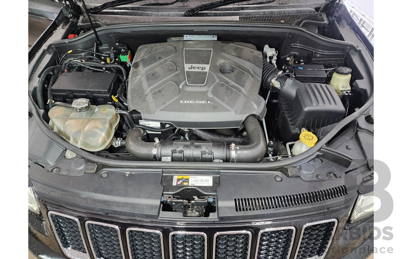 12/2013 Jeep Grand Cherokee Overland (4x4) WK MY14 4d Wagon Black 3.0L