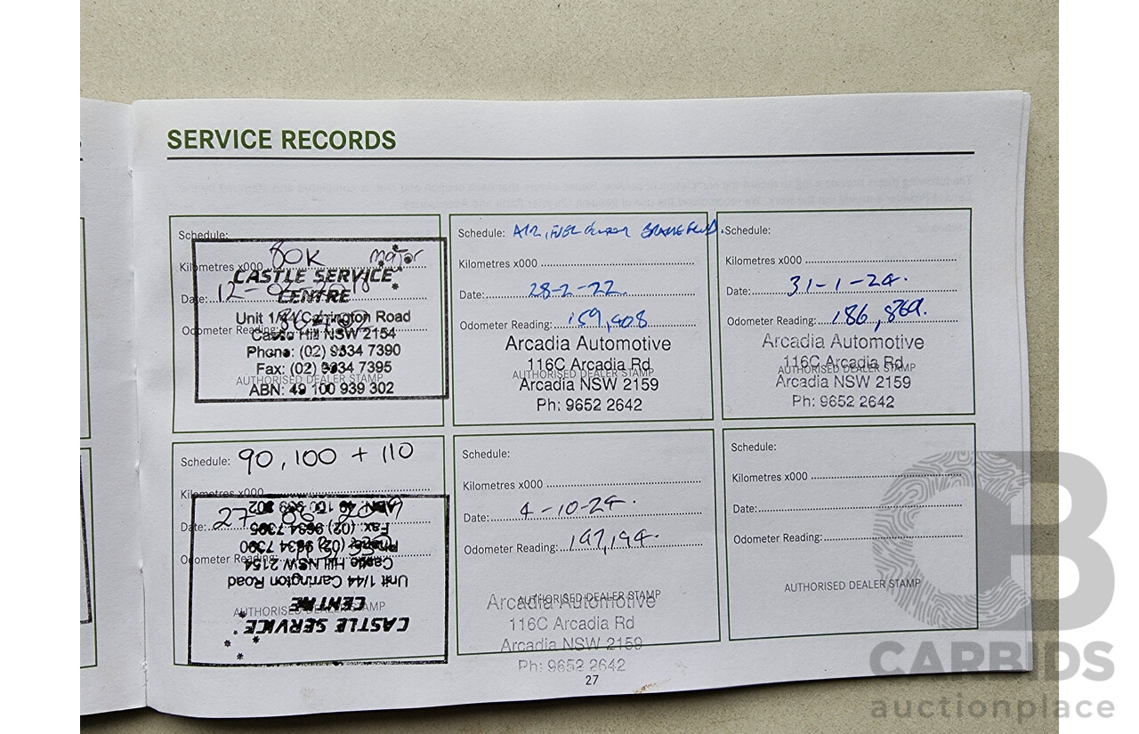 12/2013 Jeep Grand Cherokee Overland (4x4) WK MY14 4d Wagon Black 3.0L