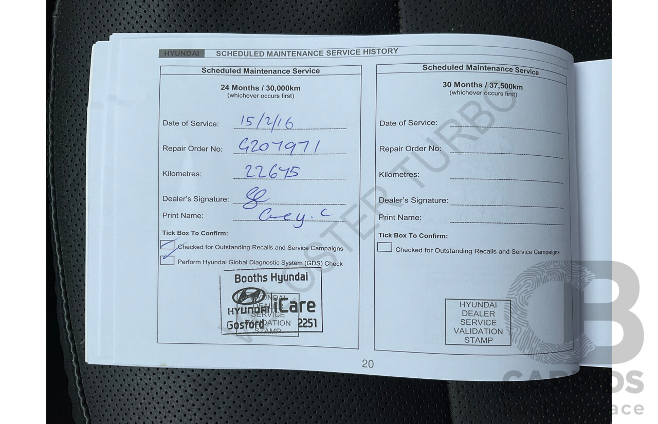 1/2014 Hyundai Veloster SR Turbo FS MY13 3d Coupe Veloster Red Turbo 1.6L