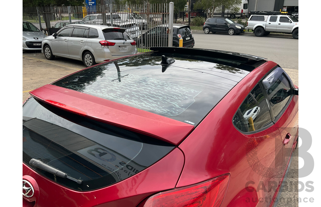 1/2014 Hyundai Veloster SR Turbo FS MY13 3d Coupe Veloster Red Turbo 1.6L