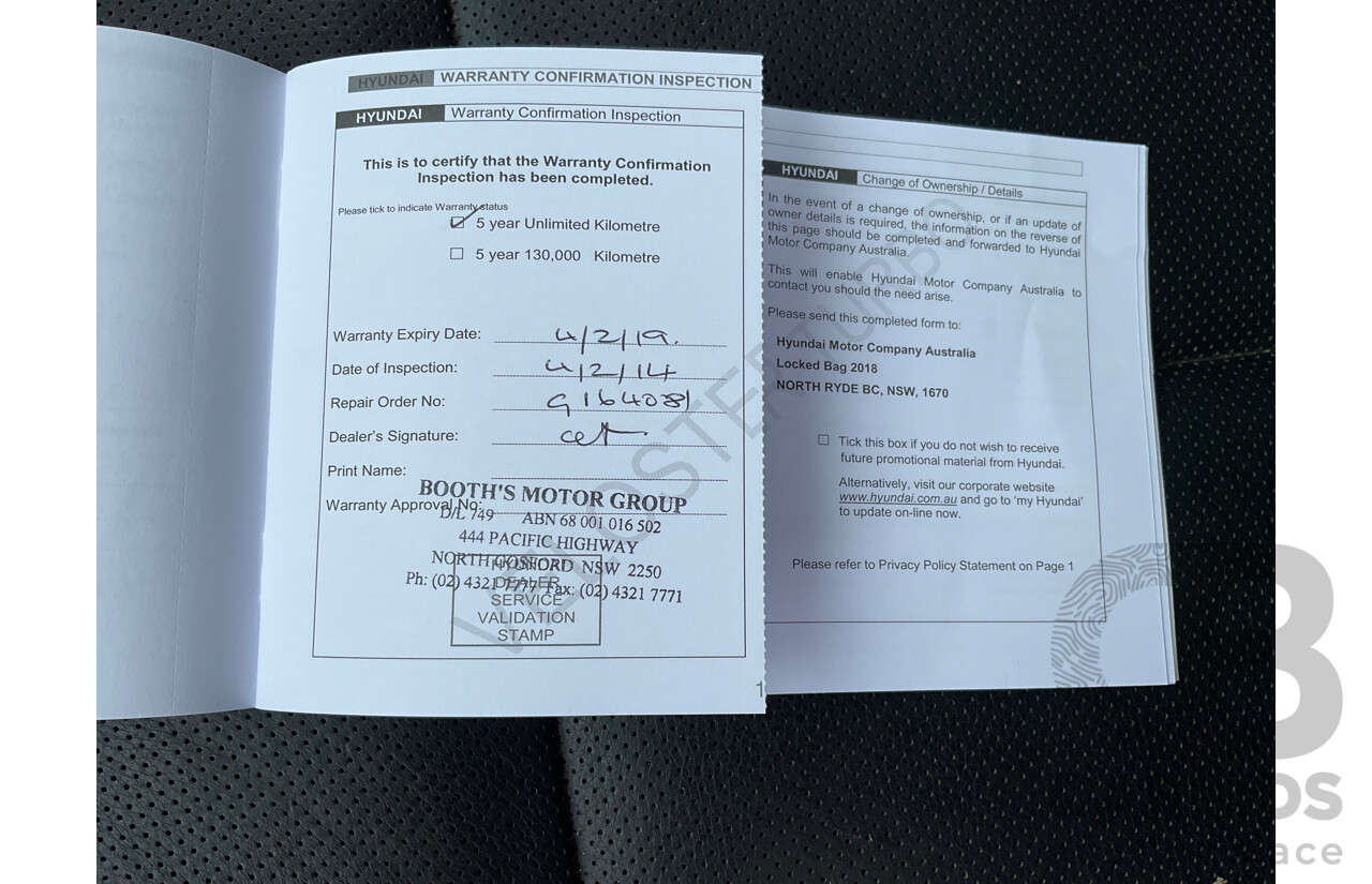 1/2014 Hyundai Veloster SR Turbo FS MY13 3d Coupe Veloster Red Turbo 1.6L