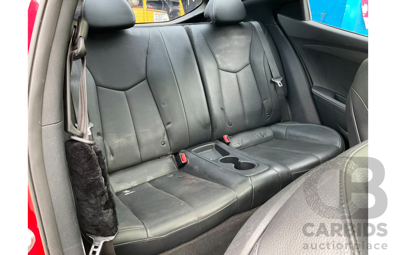 1/2014 Hyundai Veloster SR Turbo FS MY13 3d Coupe Veloster Red Turbo 1.6L