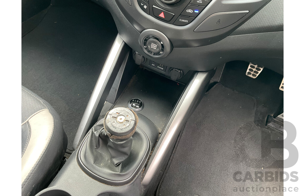 1/2014 Hyundai Veloster SR Turbo FS MY13 3d Coupe Veloster Red Turbo 1.6L