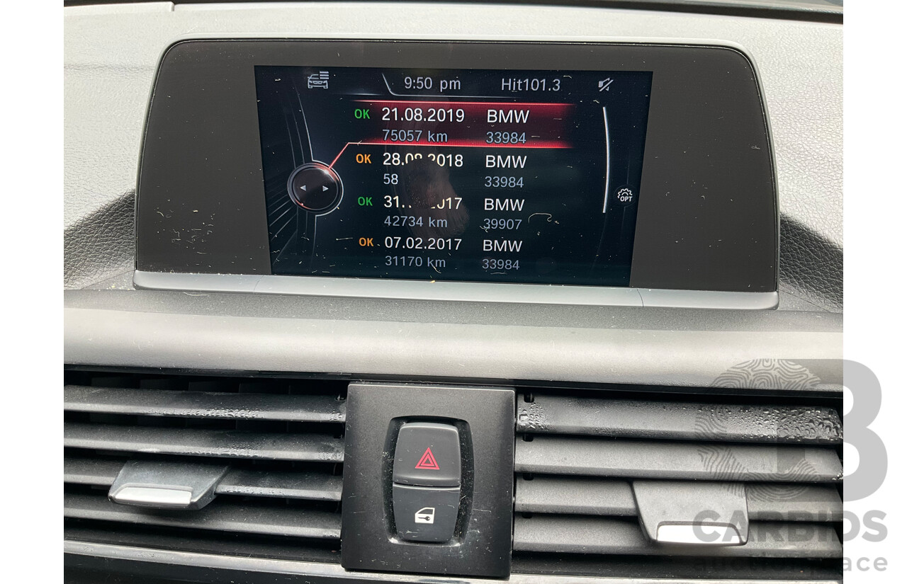 02/2015 BMW 116i Sport (RWD) F20 MY15 5d Hatchback Mineral White Metallic Turbo 1.6L