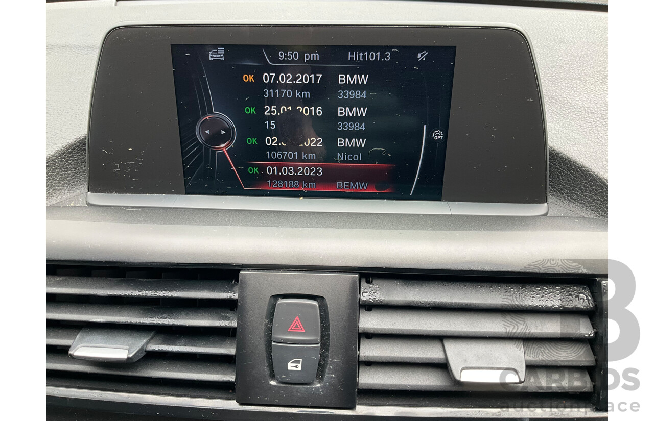 02/2015 BMW 116i Sport (RWD) F20 MY15 5d Hatchback Mineral White Metallic Turbo 1.6L