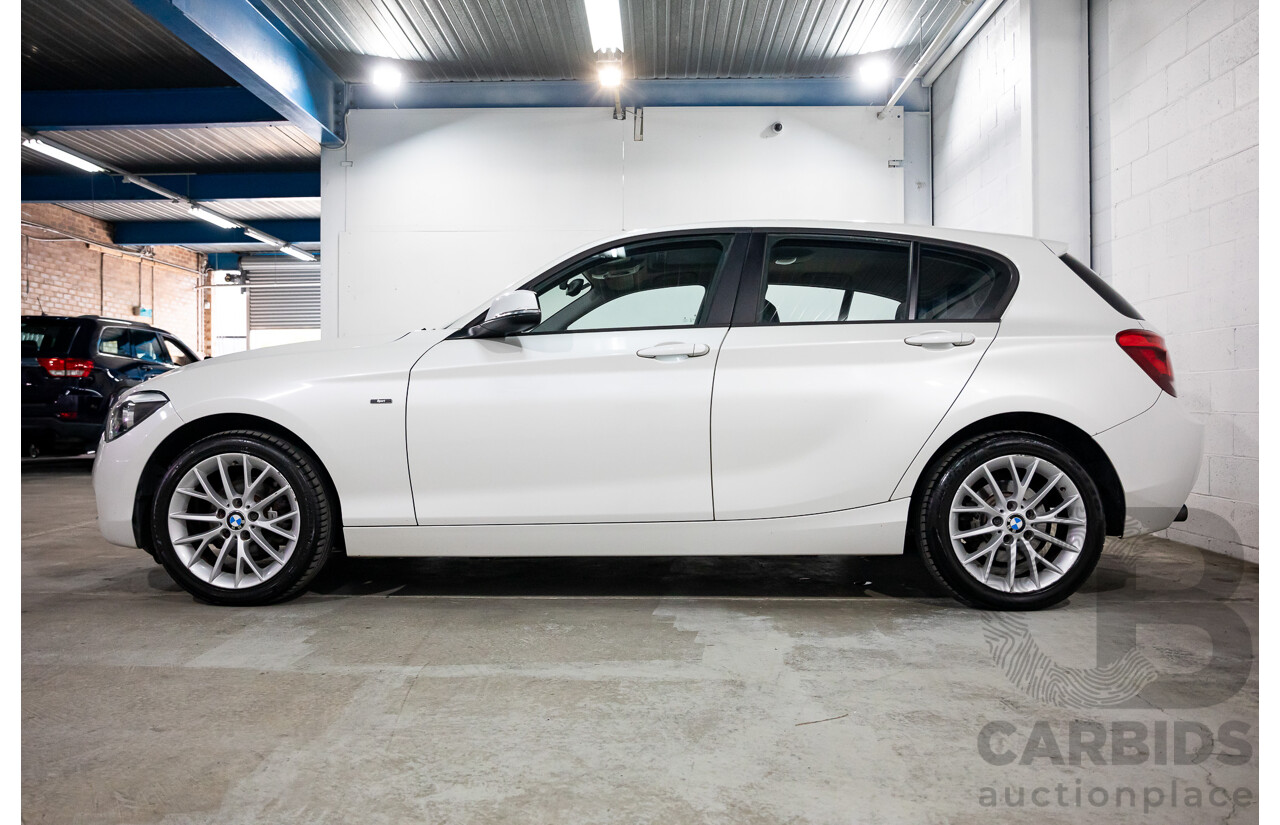 02/2015 BMW 116i Sport (RWD) F20 MY15 5d Hatchback Mineral White Metallic Turbo 1.6L