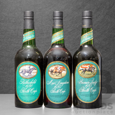 Collection of Three Various St Hallets Race Winning Ports (3)