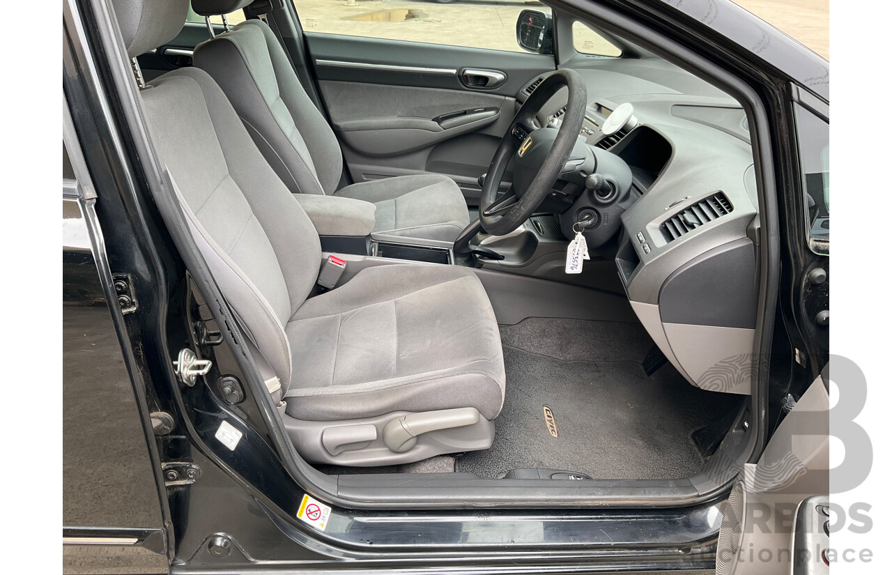 1/2008 Honda Civic VTi-L MY07 4d Sedan Black 1.8L