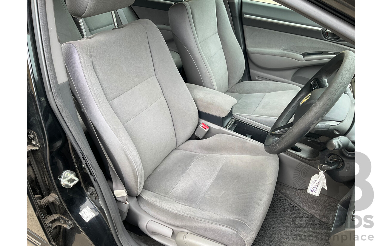 1/2008 Honda Civic VTi-L MY07 4d Sedan Black 1.8L