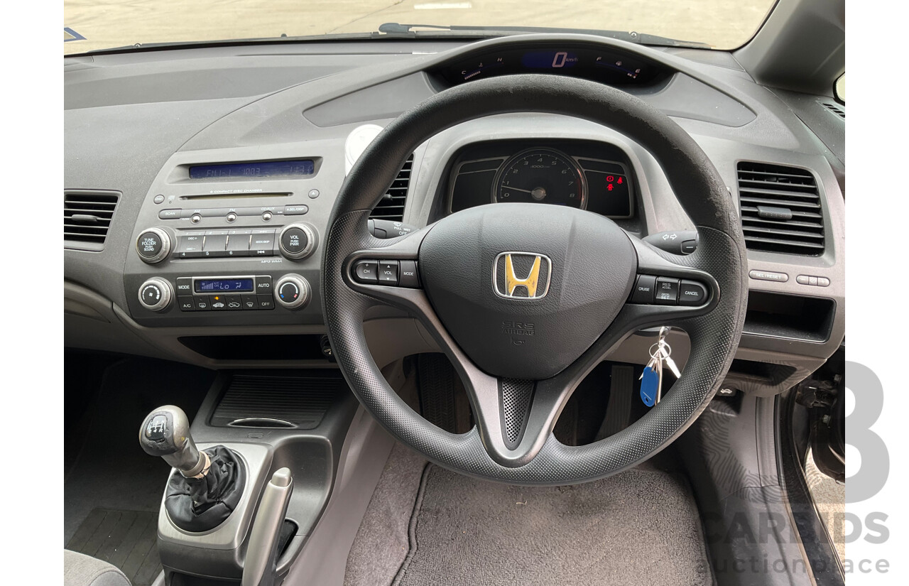 1/2008 Honda Civic VTi-L MY07 4d Sedan Black 1.8L