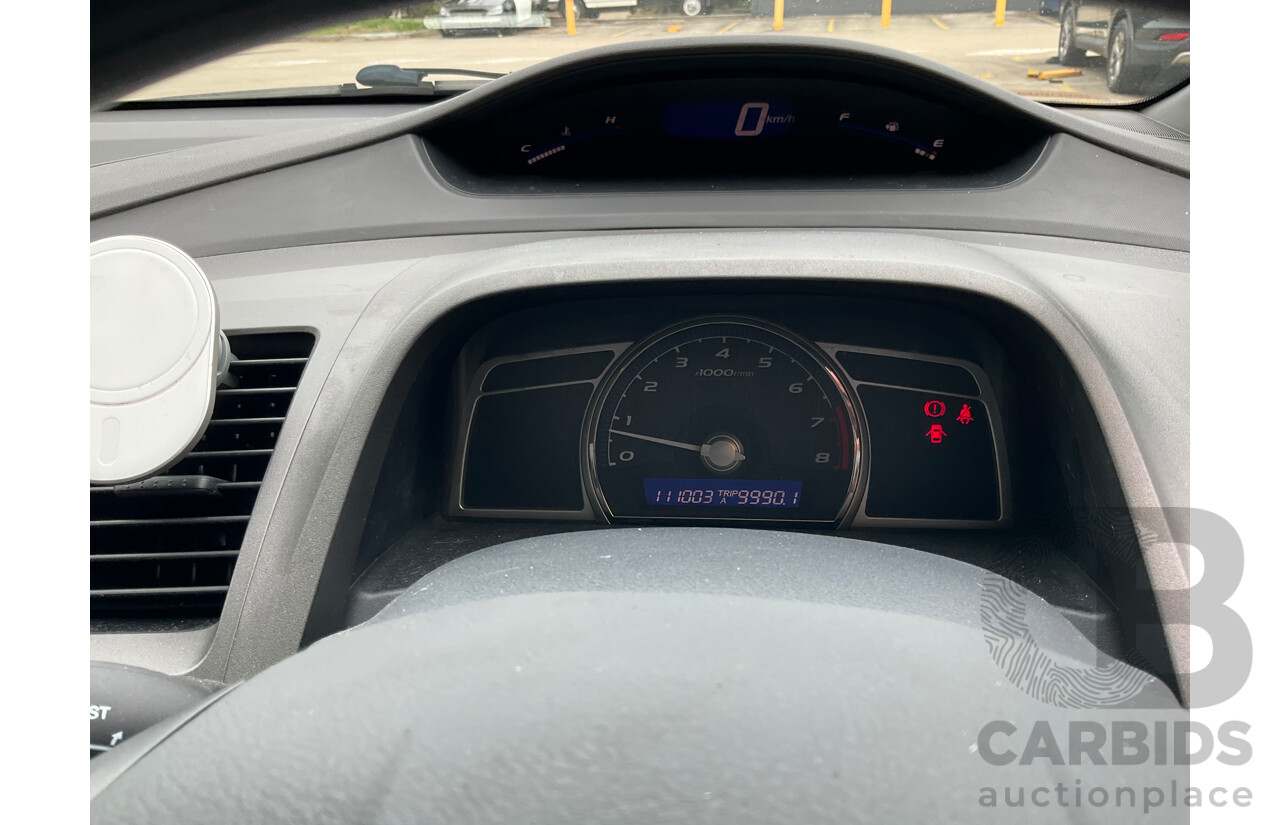 1/2008 Honda Civic VTi-L MY07 4d Sedan Black 1.8L