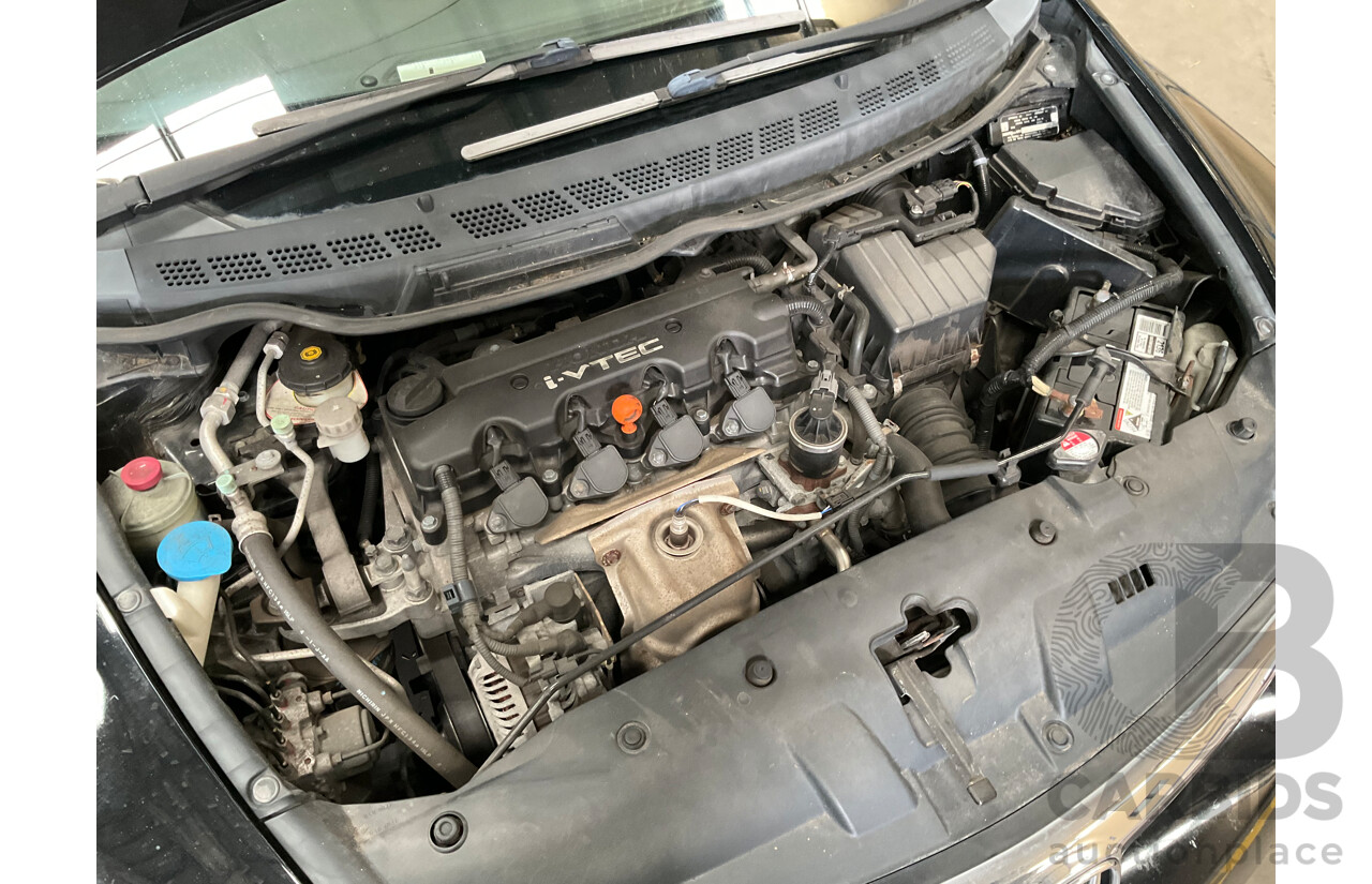 1/2008 Honda Civic VTi-L MY07 4d Sedan Black 1.8L