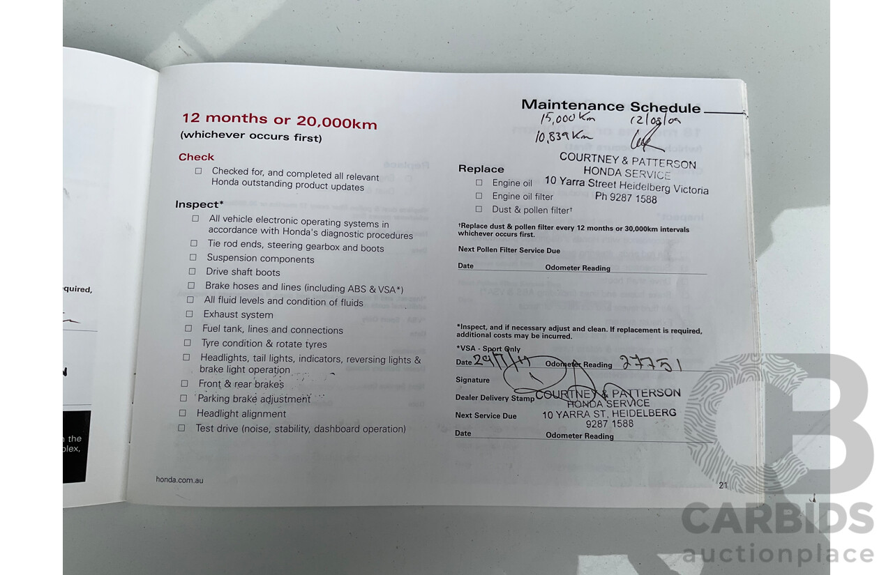 1/2008 Honda Civic VTi-L MY07 4d Sedan Black 1.8L